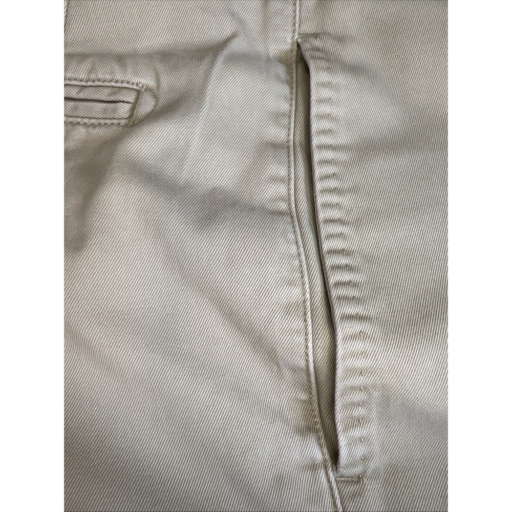 Peter Millar Shorts Mens 38 Khaki Pima Cotton Peru Luxury Golf Flat Front Preppy - Picture 8 of 14